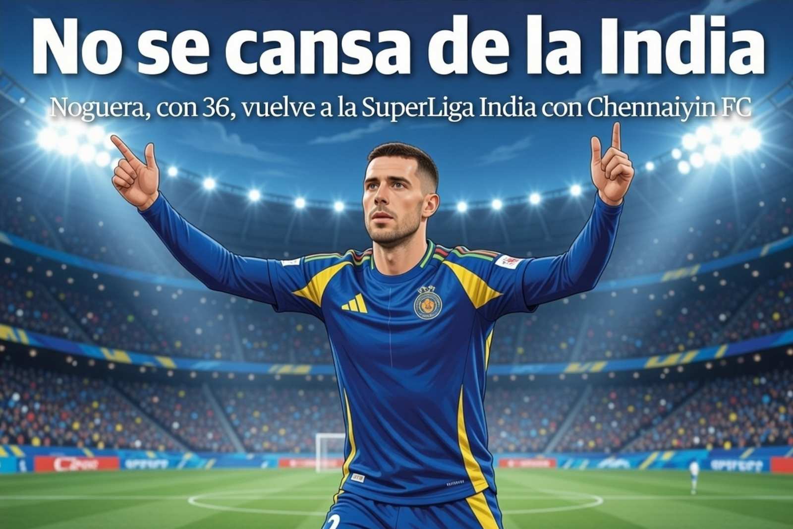 Alberto Noguera, No se cansa de la India