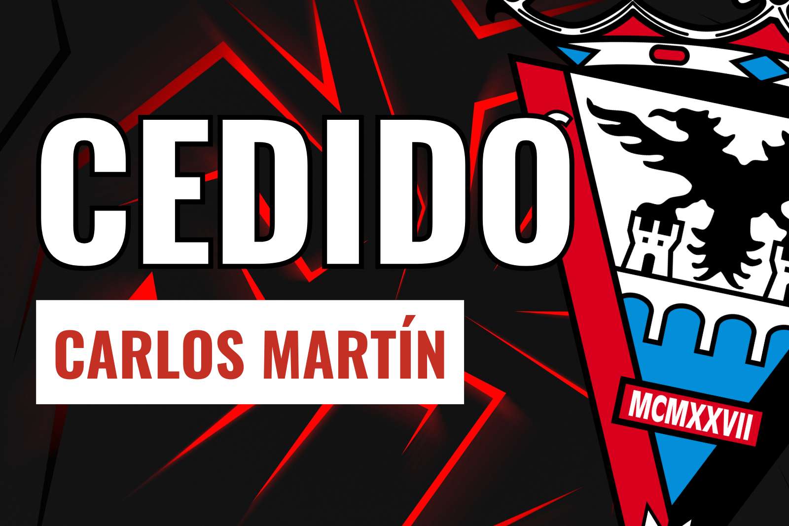 Carlos Martín cedido al Mirándes