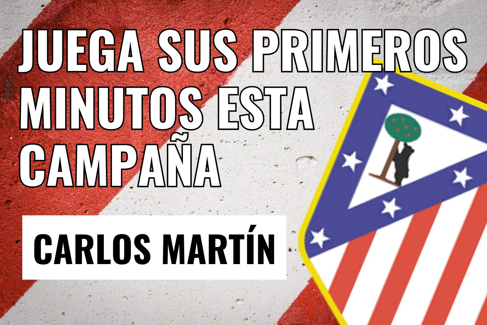 Carlos Martín juega sus primeros minutos esta campaña