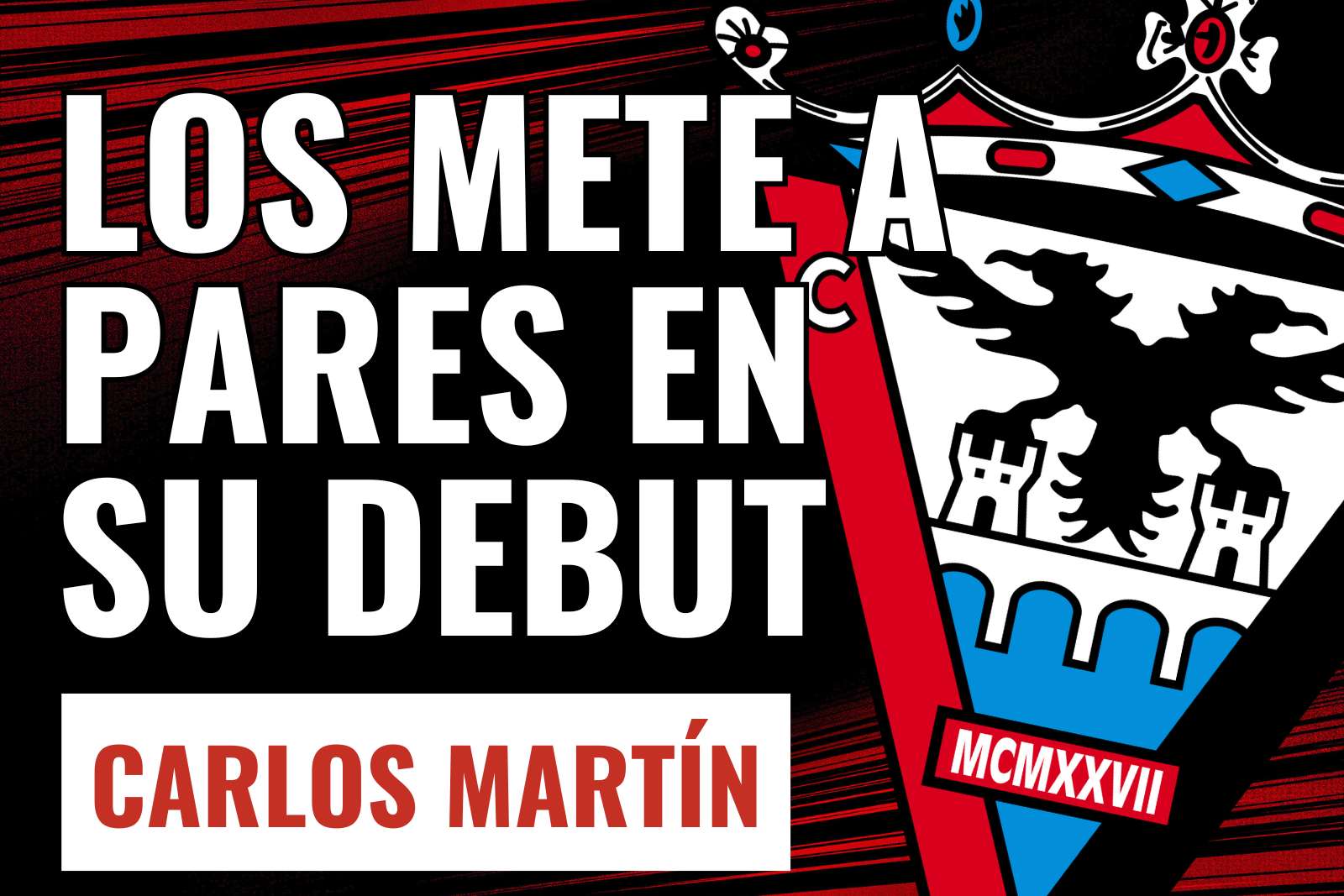 Carlos Martín los mete a pares en su debut