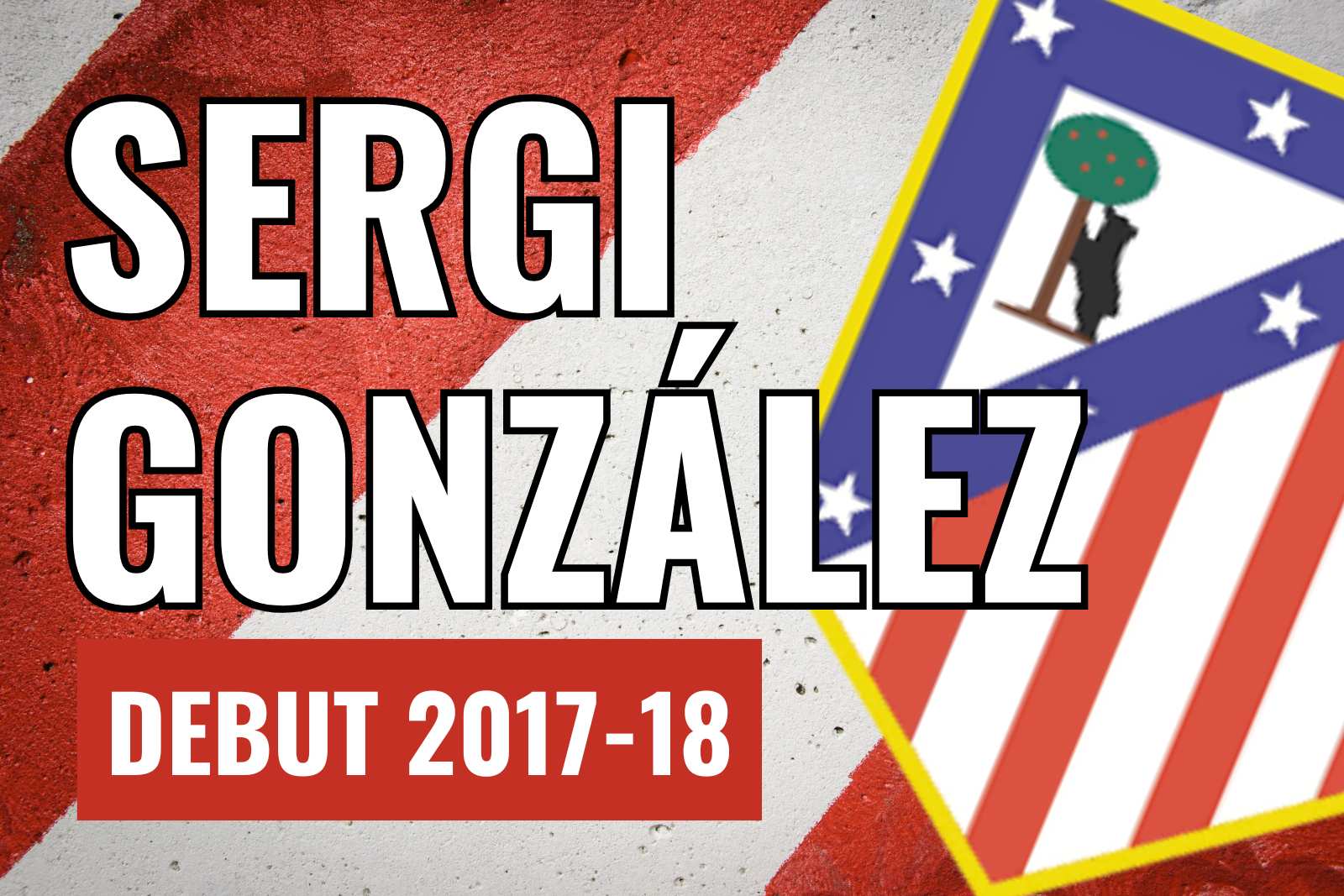 Debut Atlético de Madrid Sergi González