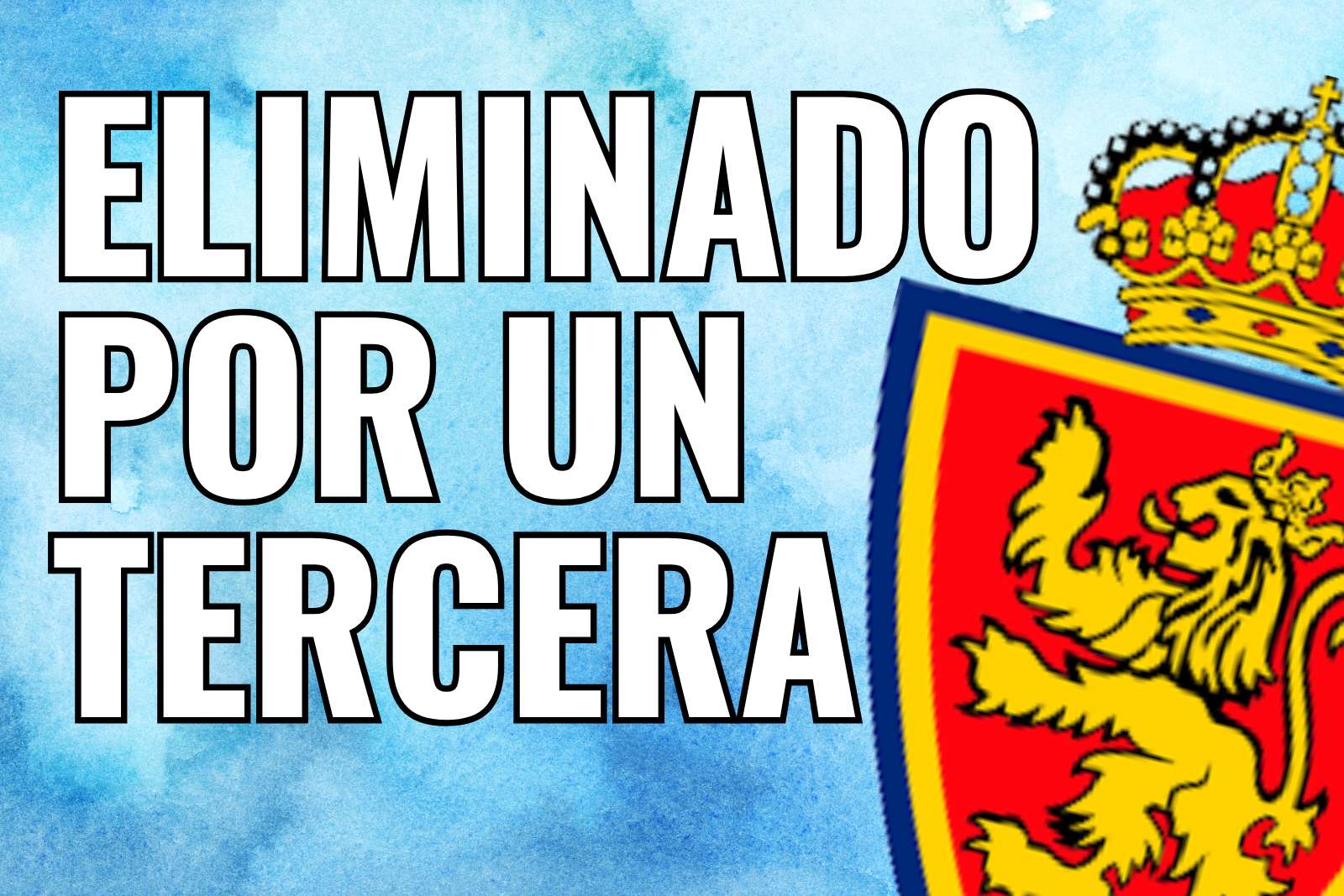 El Real Zaragoza eliminado por un tercera