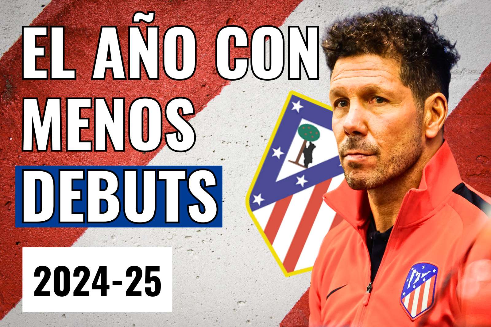 El año con menos debuts de canteranos