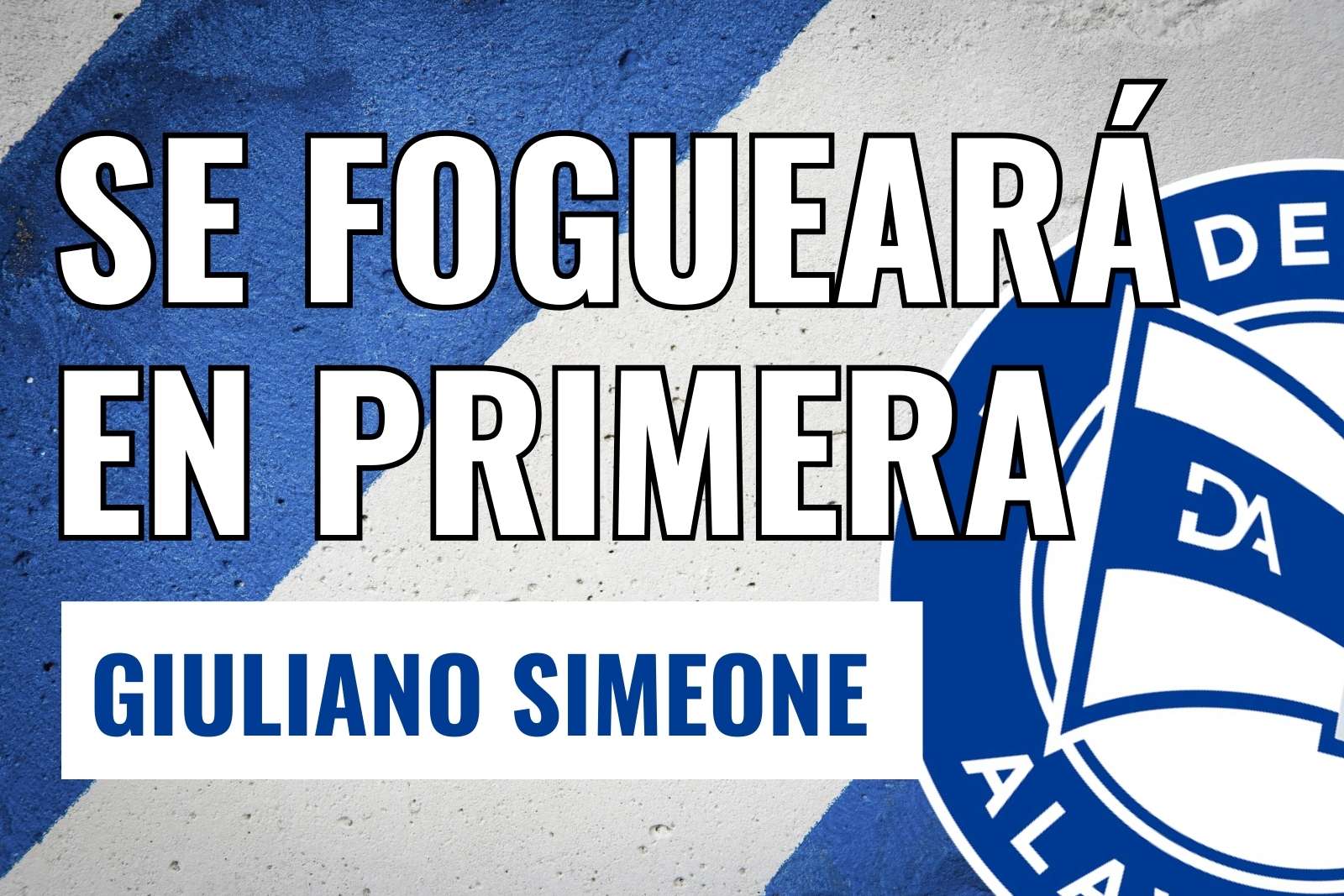 Giuliano Simeone se fogueará en Primera