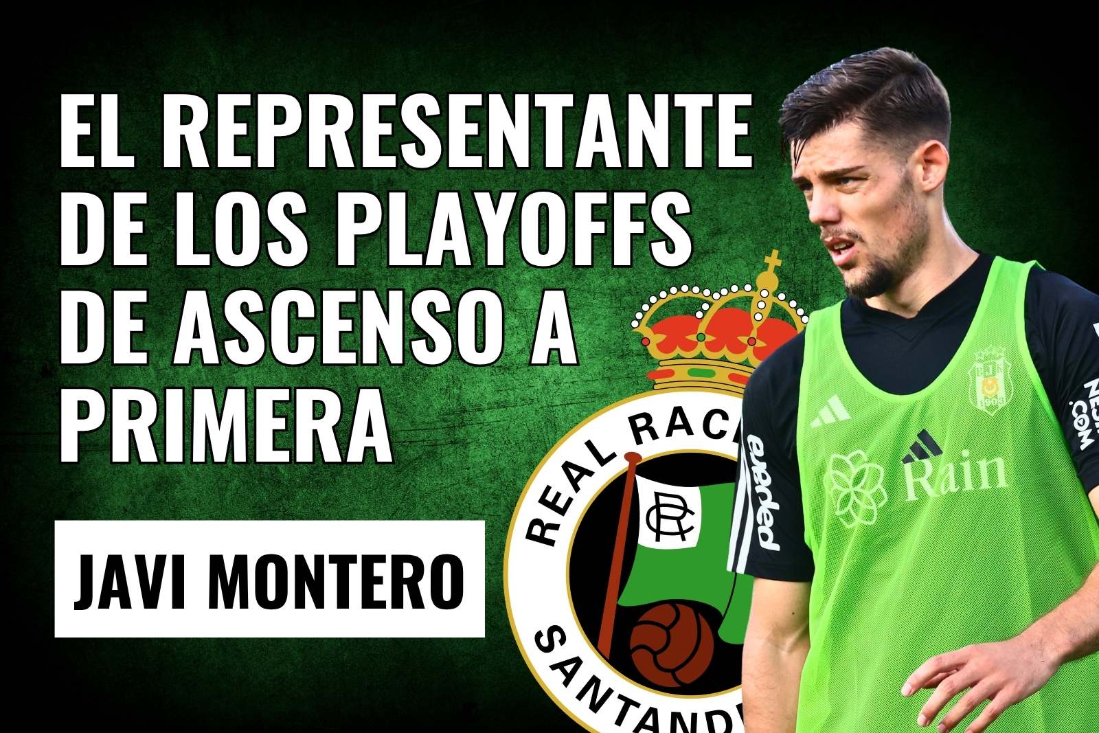 Javi Montero, el representante de los playoffs de ascenso a Primera