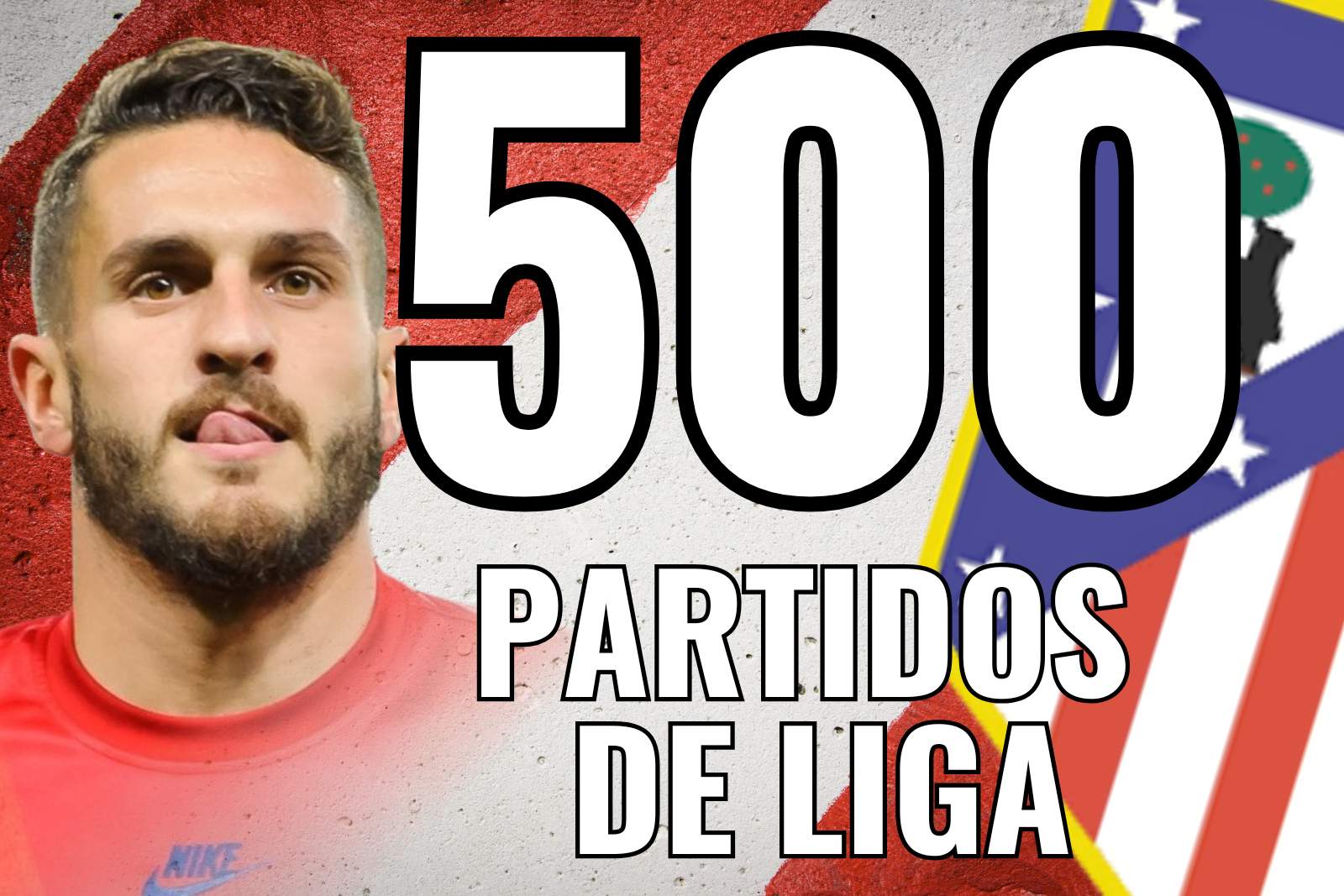 Koke, 500 partidos de liga