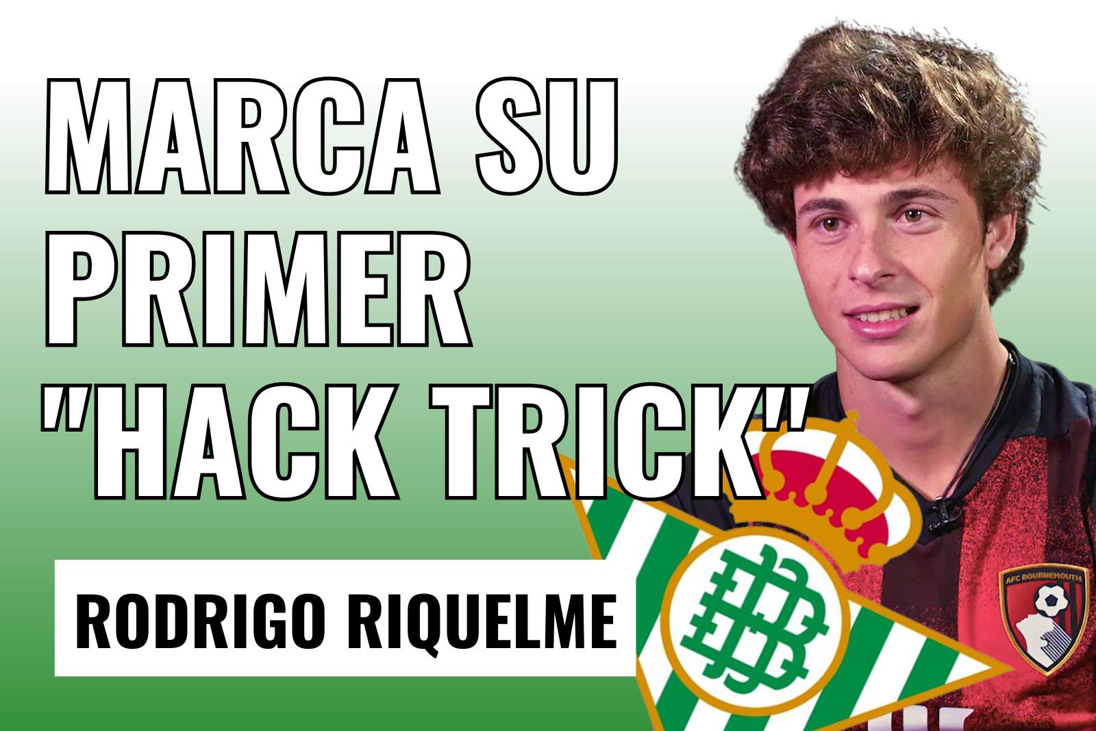 Riquelme Marca su primer _Hack Trick