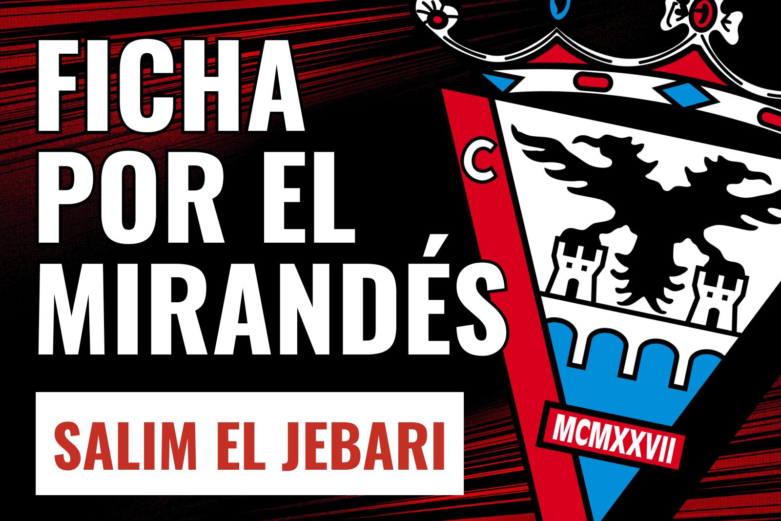 Salim El Jebari ficha por el Mirandés