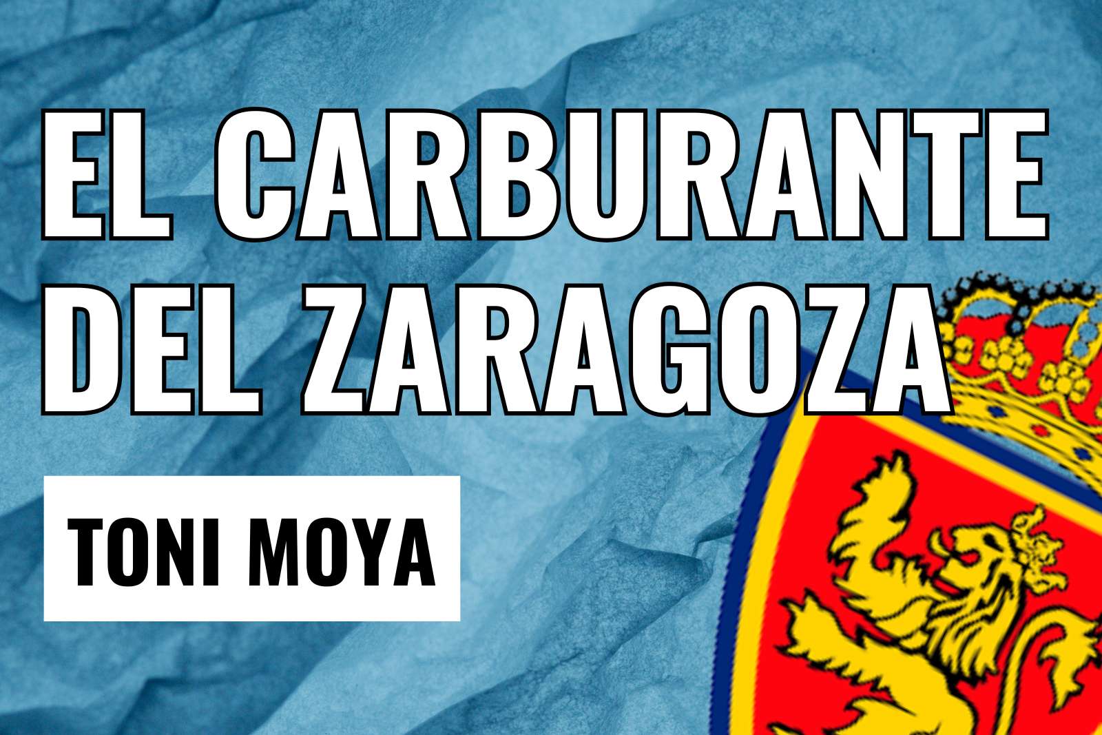 Toni Moya, el carburante del nuevo Zaragoza