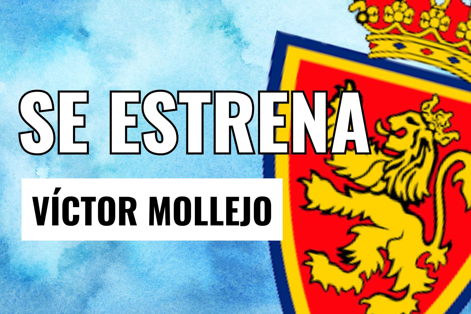 Víctor Mollejo se estrena con el Real Zaragoza
