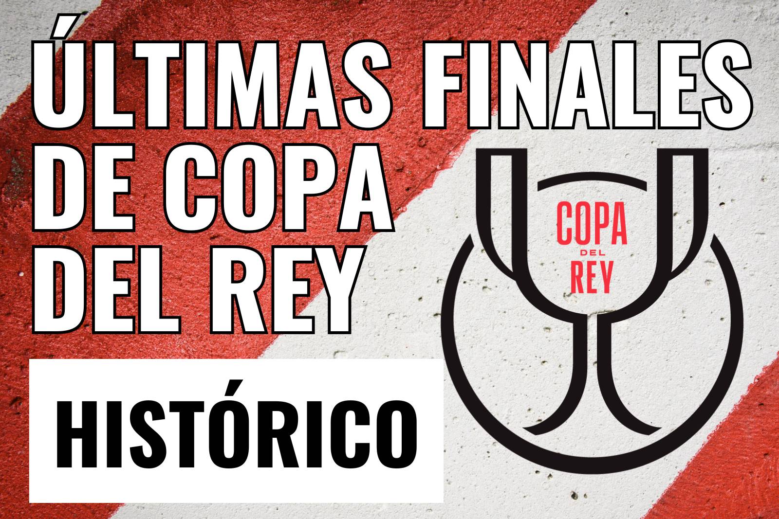 Últimas finales de Copa del Rey disputadas por el Atlético de Madrid